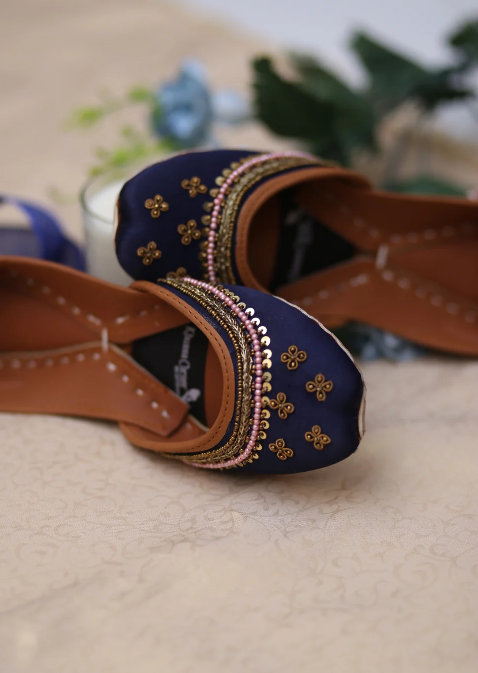 Blue work khussa - Image 4