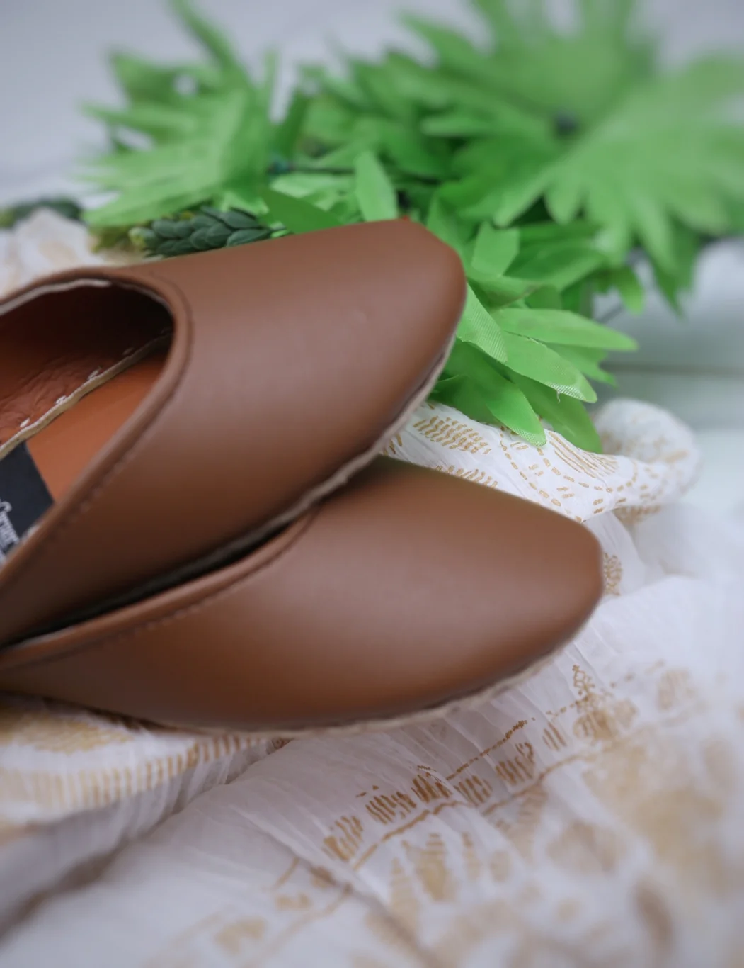 Brown Rexine Backless - Image 4