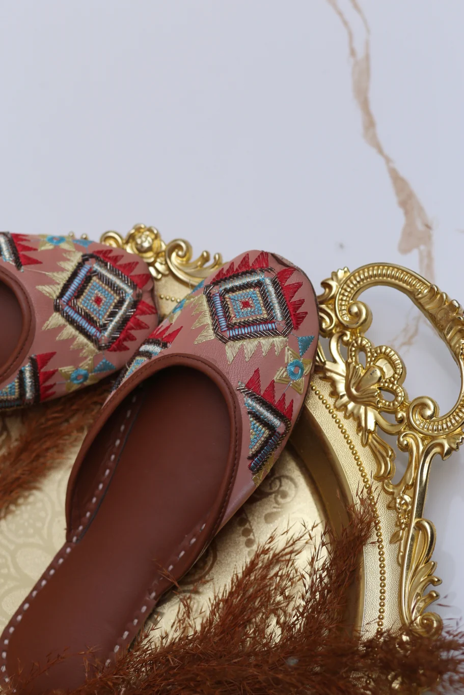 Pastel Pink Mojari - Image 4