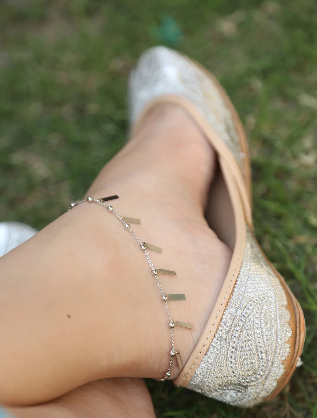 Stacked beaded Anklet - Image 3