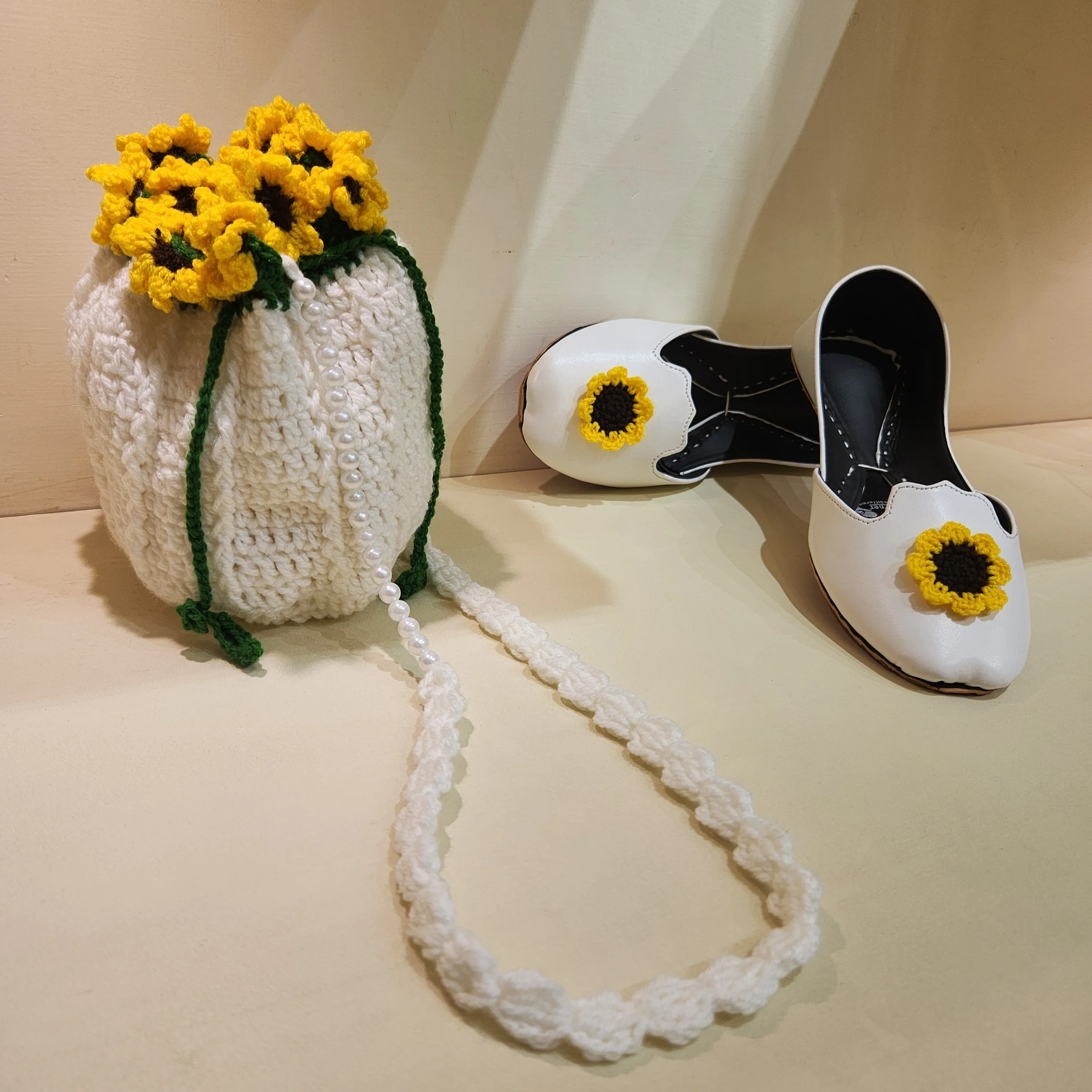 Sunflower Crochet Potli - Image 5